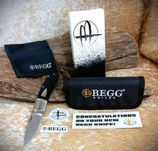 Begg Knives BG037 Slip Joint G10 Handles - Satin 14C28N Sandvik Stainless Drop Point