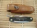KABAR RIGGERS KNIFE #1121 U.S.A. MADE & ORIGINAL LEATHER BELT SHEATH ALL IN EXCELLENT USED CONDITION