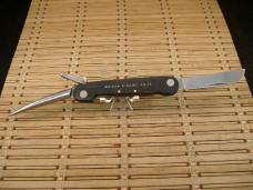 KABAR RIGGERS KNIFE #1121 U.S.A. MADE & ORIGINAL LEATHER BELT SHEATH ALL IN EXCELLENT USED CONDITION