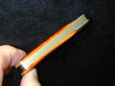 Great Eastern Cutlery Northfield GEC Red Sawcut Bone Bullet End Barlow Knife 781224 NIT Made In USA