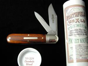 Great Eastern Cutlery GEC Smooth Cocobolo Wood Bullet End Barlow Knife 781224 NIT Made In USA