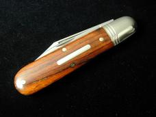 Great Eastern Cutlery GEC Smooth Cocobolo Wood Bullet End Barlow Knife 781224 NIT Made In USA