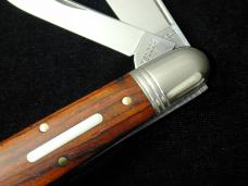 Great Eastern Cutlery GEC Smooth Cocobolo Wood Bullet End Barlow Knife 781224 NIT Made In USA