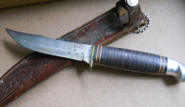 Western USA L 66 Knife / Sheath Western USA L 66 Knife / Sheath