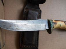 Schrade USA 153 UH Knife / Sheath / Stone 