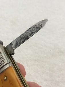 Schrade Grand Dad's Barlow 2 Blade Knife #206 Made In USA