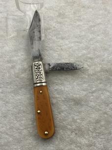 Schrade Grand Dad's Barlow 2 Blade Knife #206 Made In USA