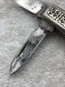 Schrade Grand Dad's Barlow 2 Blade Knife #206 Made In USA