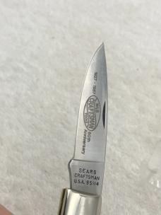 Sears Craftsman 1987 60th Ann. For Craftsman Tools 1 Blade Lockback Made In USA
