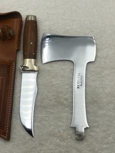 Case Tested XX Knife And Hatchet Interchangeable Set Excellent Used Condition
