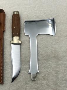 Case Tested XX Knife And Hatchet Interchangeable Set Excellent Used Condition