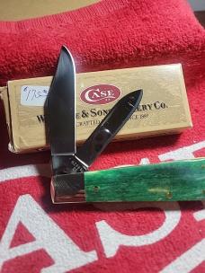 Case green appaloosa jack knife 1997