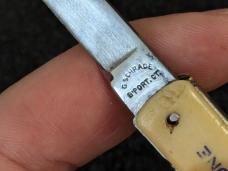 Geo. Schrade Pull Ball Automatic Advertising Pocketknife