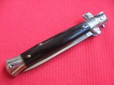 Vintage VIRGINIA 9" Italian STILETTO Horn Switchblade Knife.