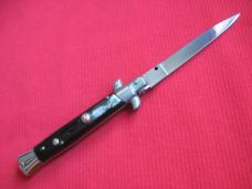 Vintage VIRGINIA 9" Italian STILETTO Horn Switchblade Knife.