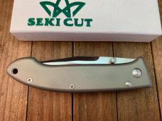 Seki Cut Bob Lum/ Haru Encounter Liner Lock Aluminum with D2 Steel Blade Seki Japan