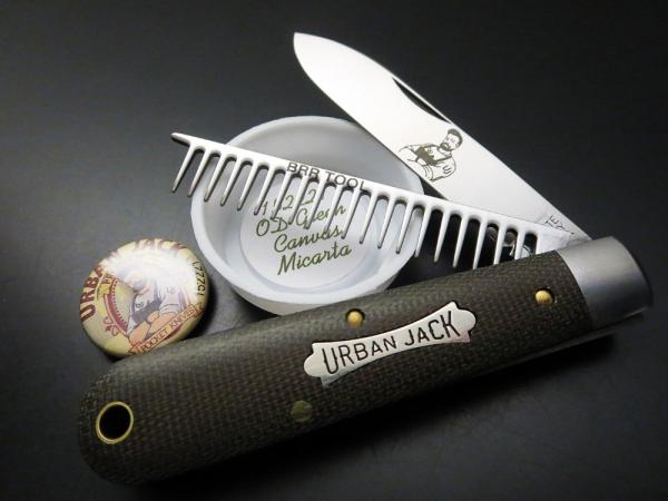 Great Eastern Cutlery #15 Urban Jack Spear OD Green Canvas Micarta GEC 152221