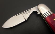 Great Eastern Cutlery #25 EO Beerlow Red Sawcut Bone GEC Easy Open 252123