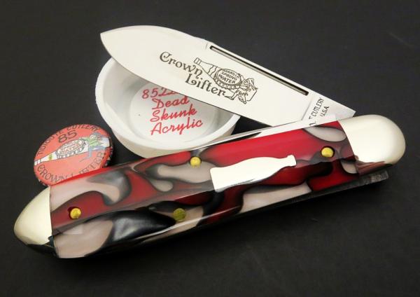 Great Eastern Cutlery #85 Crown Lifter Dead Skunk Acrlylic GEC 852221 Great Eastern Cutlery #85 Crown Lifter Dead Skunk Acrlylic GEC 852221