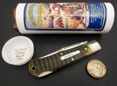 Great Eastern Cutlery Northfield #72 Bullet Cody Scout Lockback C Green Jigged Bone GEC 721123LB