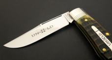 Great Eastern Cutlery Northfield #72 Bullet Cody Scout Lockback C Green Jigged Bone GEC 721123LB