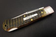 Great Eastern Cutlery Northfield #72 Bullet Cody Scout Lockback C Green Jigged Bone GEC 721123LB
