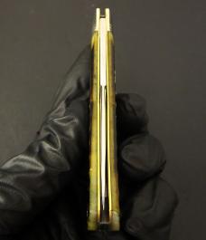 Great Eastern Cutlery Northfield #72 Bullet Cody Scout Lockback C Green Jigged Bone GEC 721123LB