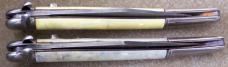 2 Vintage Switchblade knives HAMMER BRAND & IMPERIAL Toothpick pattern knife