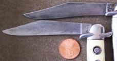 2 Vintage Switchblade knives HAMMER BRAND & IMPERIAL Toothpick pattern knife