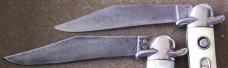 2 Vintage Switchblade knives HAMMER BRAND & IMPERIAL Toothpick pattern knife