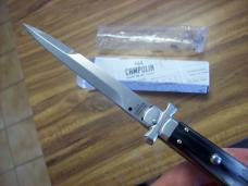 A. G. A. Campolin Maniago, Italy Maltese Cross Bayonet Blade Beautiful Brazilian Horn N.I.B.        