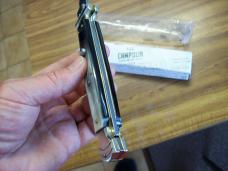 A. G. A. Campolin Maniago, Italy Maltese Cross Bayonet Blade Beautiful Brazilian Horn N.I.B.        