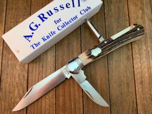 A.G. Russell Folding Hunter Stag Seki Japan Early 1990’s