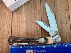 A.G. Russell Folding Hunter Stag Seki Japan Early 1990’s