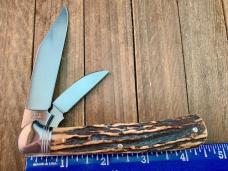 A.G. Russell Folding Hunter Stag Seki Japan Early 1990’s