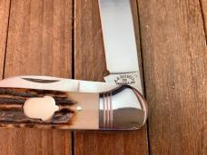 A.G. Russell Folding Hunter Stag Seki Japan Early 1990’s