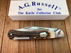A.G. Russell Folding Hunter Stag Seki Japan Early 1990’s