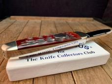 Cattaraugus Cutlery by A.G. Russell for the KCC Sleeveboard Whittler Brown Jigged Bone 1990