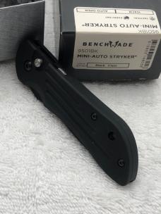 Benchmade 9501 BK Mini Auto Stryker Push Button Automatic Knife Made In USA Discontinued
