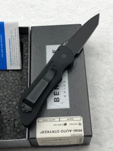 Benchmade 9501 BK Mini Auto Stryker Push Button Automatic Knife Made In USA Discontinued