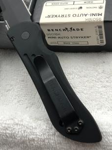 Benchmade 9501 BK Mini Auto Stryker Push Button Automatic Knife Made In USA Discontinued