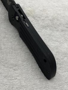 Benchmade 9501 BK Mini Auto Stryker Push Button Automatic Knife Made In USA Discontinued