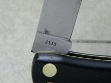 Case XX USA 1965-69 Black 2138 Carbon Steel Large Sod Buster Knife