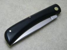 Case XX USA 1965-69 Black 2138 Carbon Steel Large Sod Buster Knife