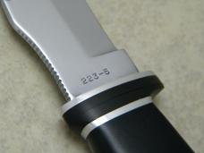 Case XX USA 1960's-70's Black 223-5 Fixed Blade Sheath Knife