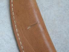 Case XX USA 1960's-70's Stacked Leather 316-5 SSP Tested XX Razor Edge Fixed Blade Sheath Knife