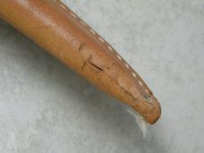 Case XX USA 1960's-70's Stacked Leather 316-5 SSP Tested XX Razor Edge Fixed Blade Sheath Knife