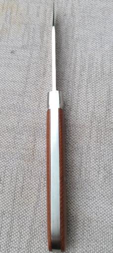 TA Davison Clip Jack..Cpm154...3 7/8" closed..Natural Canvas Micarta..#2418..Taco pouch 