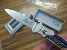Hubertus Knife Shellpuller Patronenzieher Solingen Germany Stag/Antler Large Size 11 UNUSED NIB.