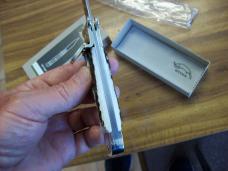 Hubertus Knife Shellpuller Patronenzieher Solingen Germany Stag/Antler Large Size 11 UNUSED NIB.